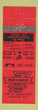 Matchbook Cover - Johnny's Restaurant Chicago IL WEAR