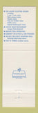 Matchbook Cover - Desire's Hilton Inn Natick MA