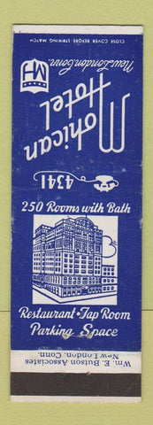 Matchbook Cover - Mohican Hotel New London CT