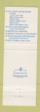Matchbook Cover - Desire's Hilton Inn Natick MA