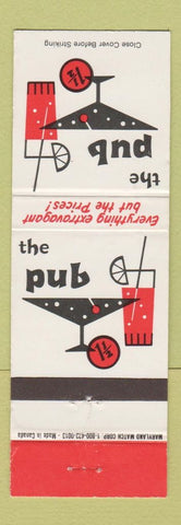 Matchbook Cover - The Pub Pennsauken NJ