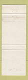 Matchbook Cover - Wong's Restaurant Chinese Quebec QC