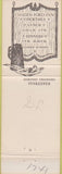 Matchbook Cover - W.E. Evans Insurance Lexington GA