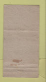 Matchbook Cover - Restaurant Chez Lucien Port Joli QC BLUE WEAR 30 Strike