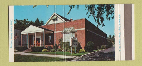 Matchbook Cover - AJ Jomon Sons Funeral Home Cleveland OH 30 Strike