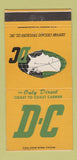 Matchbook Cover - DC Denver Chicago Trucking 30 Strike