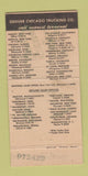 Matchbook Cover - DC Denver Chicago Trucking 30 Strike