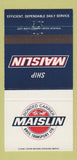 Matchbook Cover - Maislin Trucking Canada  30 Strike