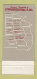 Matchbook Cover - Hyman Freightways Trucking 30 Strike