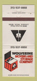 Matchbook Cover - Wolverine Moving Storage Livonia MI Trucking 30 Strike