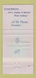 Matchbook Cover - United Transportation Union Miami Beach FL 1975 30 Strike