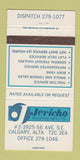 Matchbook Cover - Jericho Trucking Calgary AB 30 Strike