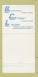 Matchbook Cover - Brazeau Transport Trucking Quebec QC 30 Strike