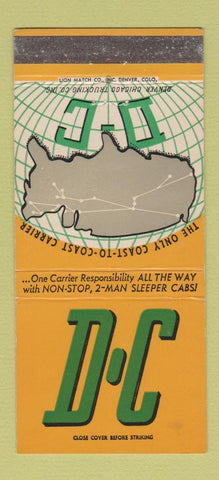 Matchbook Cover - Denver Chicago Trucking 30 Strike