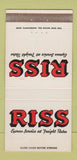 Matchbook Cover - Riss Trucking Freight 30 Strike