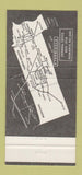 Matchbook Cover - Midwest Motor Express Trucking Bismarck ND 30 Strike