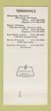 Matchbook Cover - Express Freight Lines Trucking Milwaukee WI 30 Strike