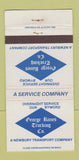 Matchbook Cover - George Rimes Trucking Newbury Chardon OH WEAR 30 Strike