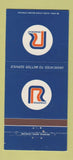 Matchbook Cover - Roadway Trucking  30 Strike