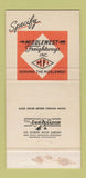 Matchbook Cover - Middlewest Freightways Trucking IMPRINT 30 Strike