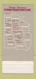 Matchbook Cover - Hyman Freightways Trucking 30 Strike