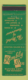 Matchbook Cover - Kembly Inn Winston Salem NC