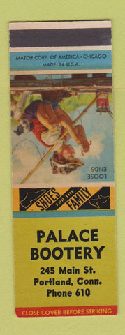 Matchbook Cover - Palace Bootery Shoes Portland CT SAMPLE