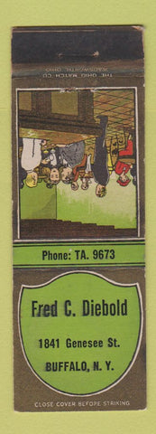 Matchbook Cover - Fred Diebold Buffalo NY restaurant WEAR
