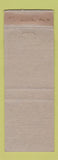 Matchbook Cover - Fred Diebold Buffalo NY restaurant WEAR