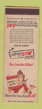 Matchbook Cover - Jello Desert girlie recipe Amber Russet