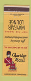 Matchbook Cover - Claridge Hotel Atlantic City NJ