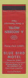 Matchbook Cover - Blue Bird Motel Winston Salem NC
