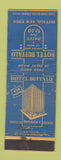 Matchbook Cover - Hotel Buffalo NY WEAR