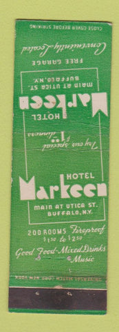 Matchbook Cover - Hotel Markeen Buffalo NY