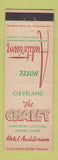 Matchbook Cover - Hotel Auditorium Cleveland OH The Chalet