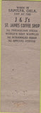 Matchbook Cover - J  and  J Eat Shop Bristow OK Diner