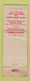 Matchbook Cover - Lee's Hamburgers Tulsa OK WORN