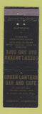 Matchbook Cover - Green Lantern Bar Cafe Hardwick MN WEAR