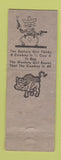 Matchbook Cover - Parlin Cafe Colorado cabins WEAR