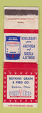 Matchbook Cover - Provico Feeds WORN