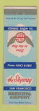 Matchbook Cover - Skyway Municipal Airport San Francisco CA