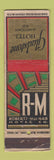Matchbook Cover - Gladstone Hotel Jamestown ND UNIVERSAL LONG WEAR