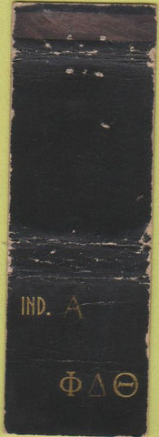 Matchbook Cover - 30s 40s Phi Delta Theda Sorority  WORN