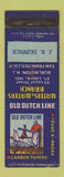Matchbook Cover - Old Dutch Line Carbon Paper Inked Ribbons St Louis MO