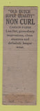 Matchbook Cover - Old Dutch Line Carbon Paper Inked Ribbons St Louis MO