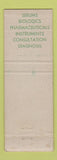 Matchbook Cover - Corn Belt Labs Veterinarian East St Louis IL WEAR