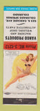 Matchbook Cover - Vanco Products Machine Welding Colorado Springs pinup