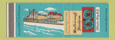 Matchbook Cover - Marlborough Blenheim Hotel Atlantic City NJ
