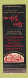 Matchbook Cover - Hotel Jefferson Atlantic City NJ