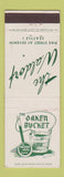 Matchbook Cover - Oaken Bucket Waldorf Hotel Seattle WA